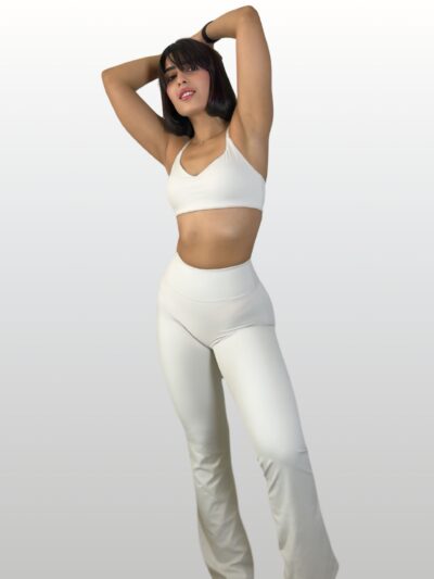 Honey Cream Flare Pants