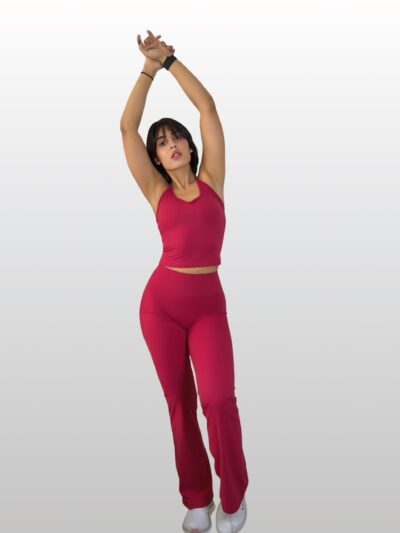 Rasberry Flare Pants